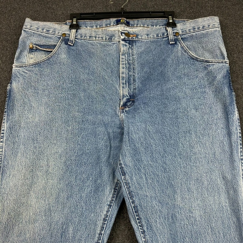 Wrangler‎ Cowboy Cut Jeans 42x30 Stonewash Pants Western Straight Leg - Picture 2 of 16